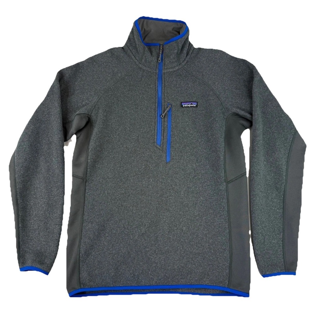 Patagonia Performance Better Sweater Men's Medium 1/4 Zip‎ Gray 25980 Hiking